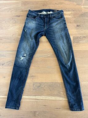 DIESEL Skinny Stretch Destroyed Jeans